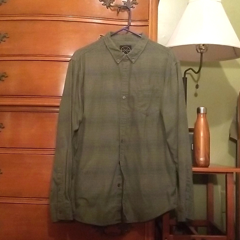 Birtch Black Casual Button-Down Shirt